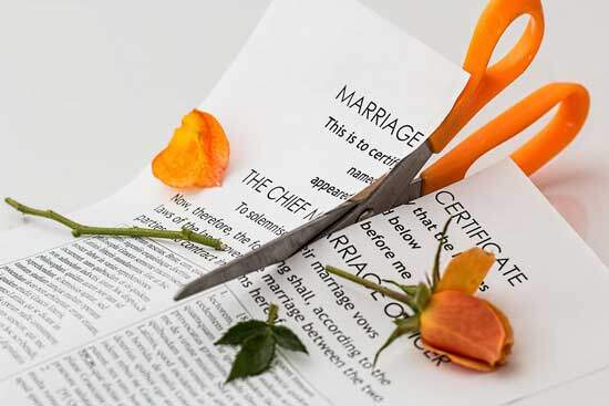 Tearing apart of marriage certificate & breaking of the marriage covenant by adultery resulting in divorce