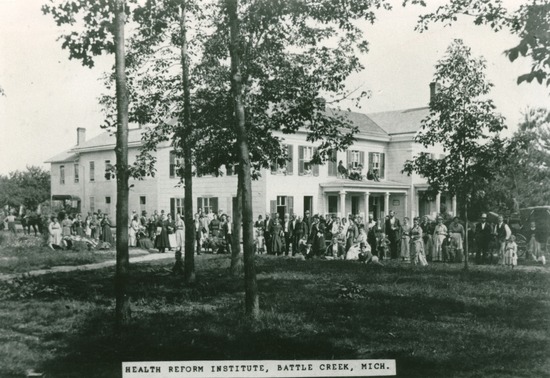 Battle Creek Sanitarium, an Adventist institution Ellen White received guidance about in vision