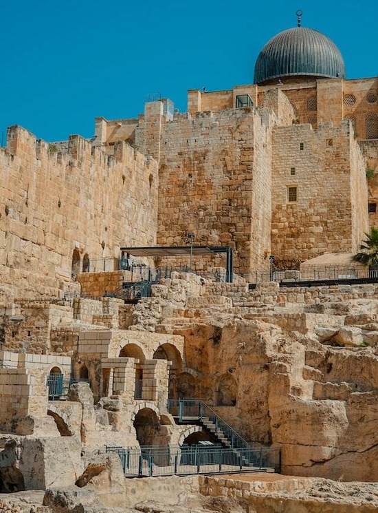 Ruins of Jerusalem, the city that was rebuilt when Cyrus allowed the Jews to return after the Babylonian captivity