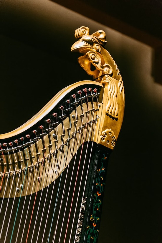 A harp, the same instrument that David in the Bible played