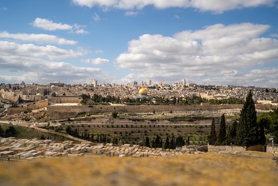 A panoramic view of Jerusalem, a city that was important to early Christians