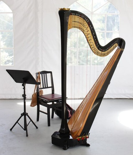 A harp, a musical instrument that was common in the time of the nation of ancient Israel