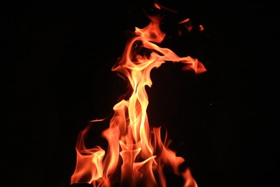  Flames, representing the concept of hellfire