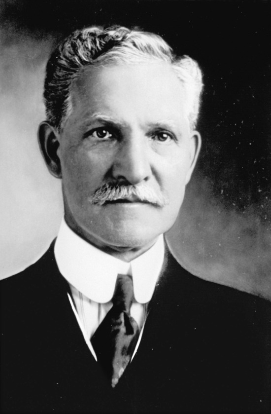 A black and white photo of the Pacific Press manager, C.H. Jones.