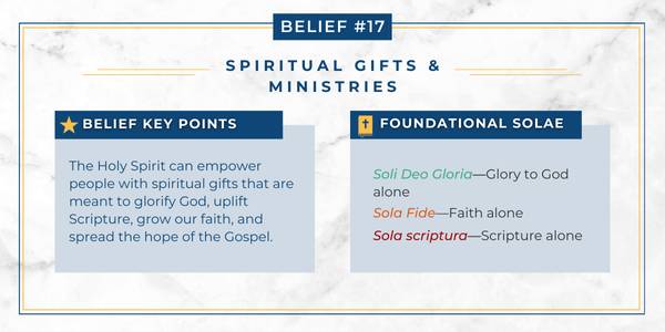 Chart explaining how the Adventist belief in spiritual gifts relates to Protestant principles.